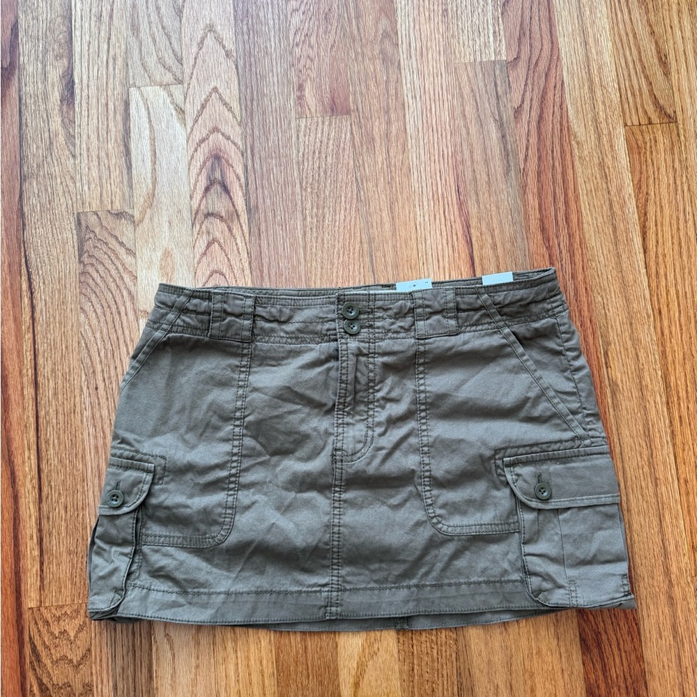 Abercrombie & Fitch green Cargo Skirt